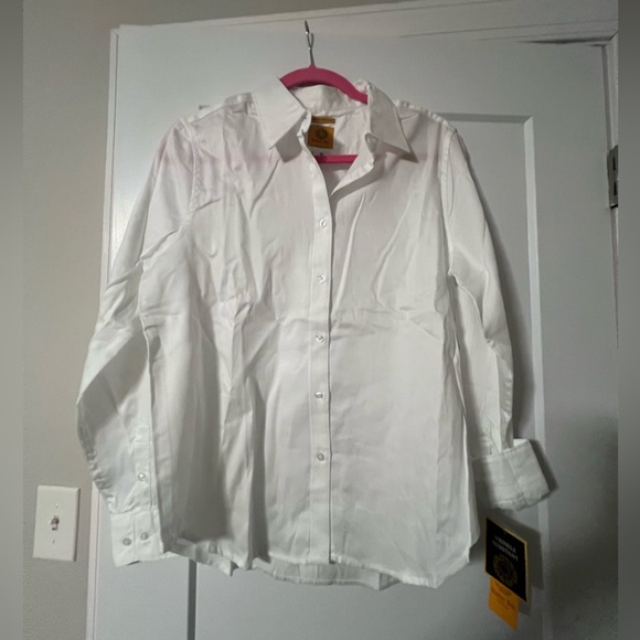 Ruby Rd. White Button Up - Picture 2 of 4